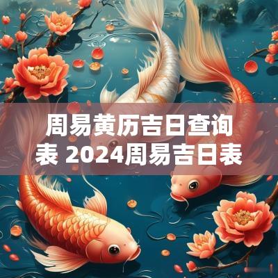 周易黄历吉日查询表 2025周易吉日表