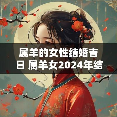 属羊的女性结婚吉日 属羊女2025年结婚吉日