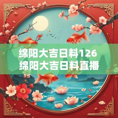 绵阳大吉日料126 绵阳大吉日料直播