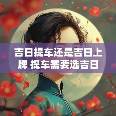 吉日提车还是吉日上牌 提车需要选吉日吗
