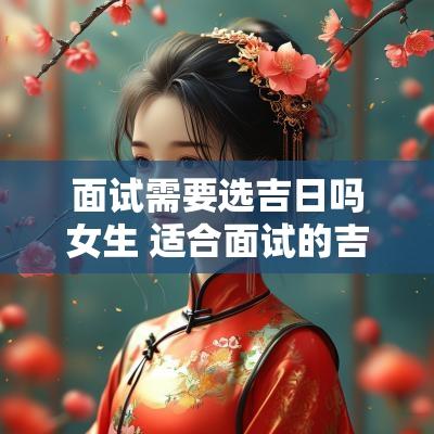 面试需要选吉日吗女生 适合面试的吉日