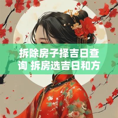拆除房子择吉日查询 拆房选吉日和方位
