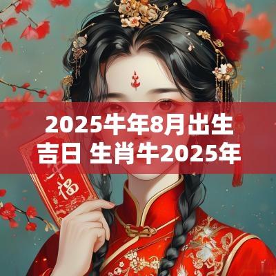 2025蛇年8月出生吉日 生肖牛2025年吉日