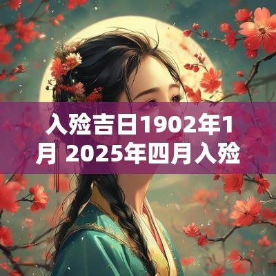入殓吉日1902年1月 2025年四月入殓吉日