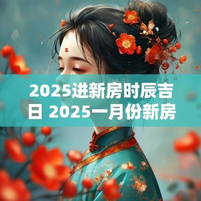 2025进新房时辰吉日 2025一月份新房入住吉日