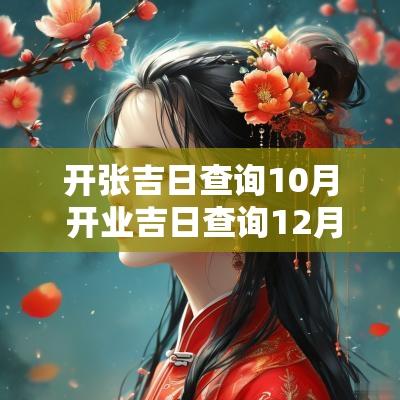 开张吉日查询10月 开业吉日查询12月