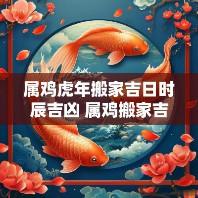 属鸡蛇年搬家吉日时辰吉凶 属鸡搬家吉日2025年最佳时间