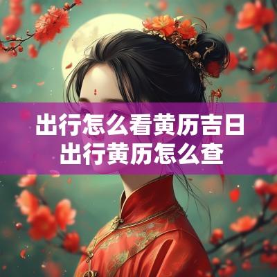 出行怎么看黄历吉日 出行黄历怎么查