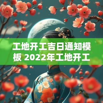 工地开工吉日通知模板 2025年工地开工吉日大全