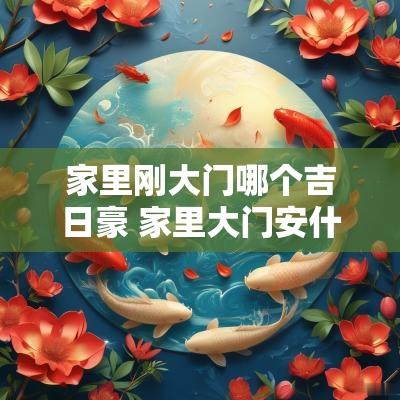 家里刚大门哪个吉日豪 家里大门安什么门好看大气