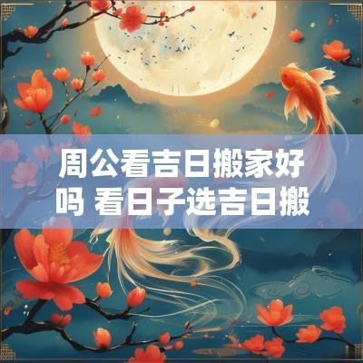 周公看吉日搬家好吗 看日子选吉日搬家可以吗