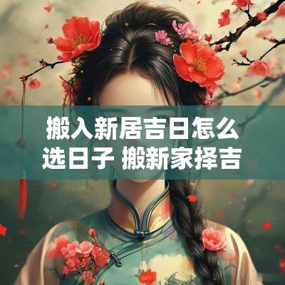 搬入新居吉日怎么选日子 搬新家择吉日的正确方法