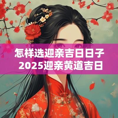 怎样选迎亲吉日日子 2025迎亲黄道吉日