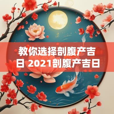 教你选择剖腹产吉日 2025剖腹产吉日