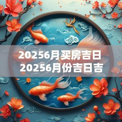20256月买房吉日 20256月份吉日吉时