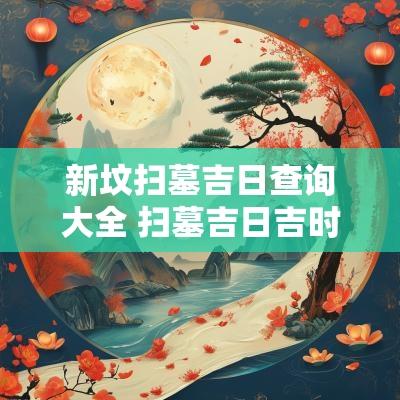 新坟扫墓吉日查询大全 扫墓吉日吉时查询表最新