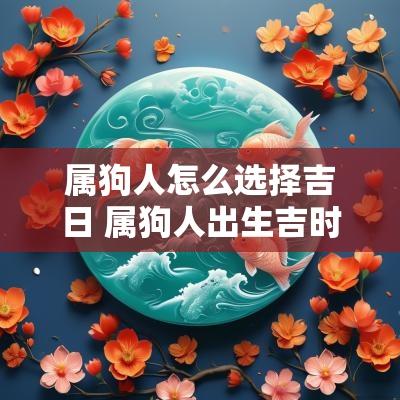 属狗人怎么选择吉日 属狗人出生吉时吉日
