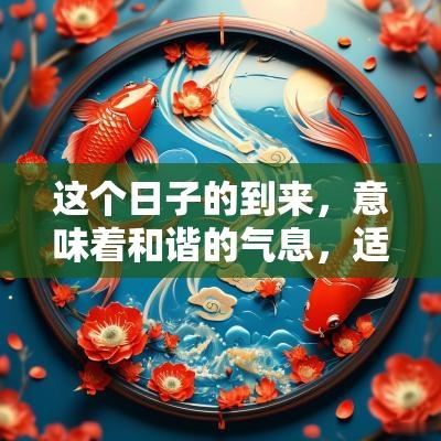 这个日子的到来，意味着和谐的气息，适合各类商业活动，尤其是服务行业，将会有很多顾客前来消费。