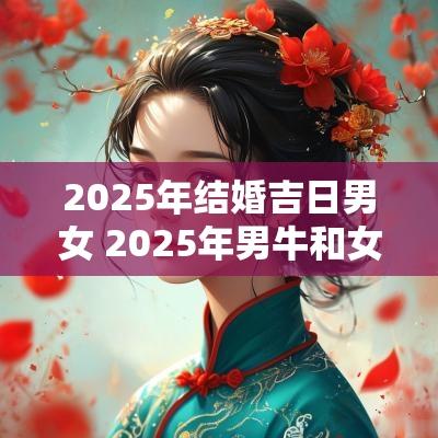 2025年结婚吉日男女 2025年男牛和女鼠正月结婚吉日