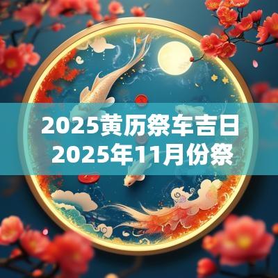 2025黄历祭车吉日 2025年11月份祭车吉日查询