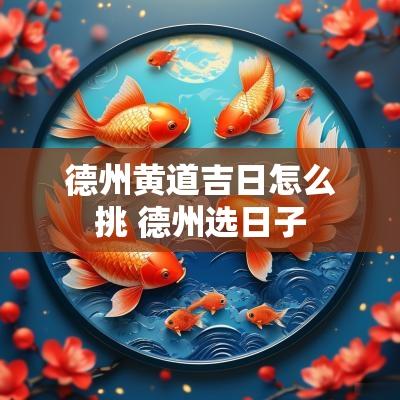 德州黄道吉日怎么挑 德州选日子