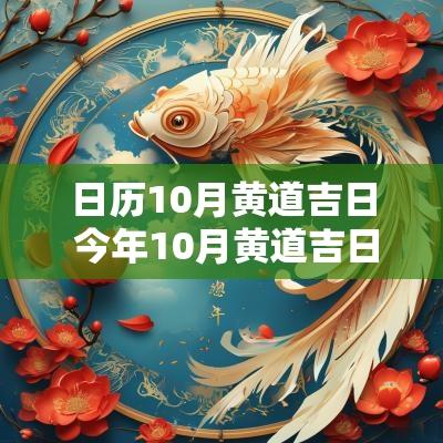 日历10月黄道吉日 今年10月黄道吉日