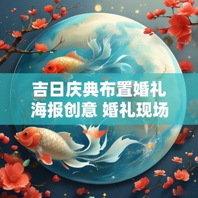 吉日庆典布置婚礼海报创意 婚礼现场海报墙