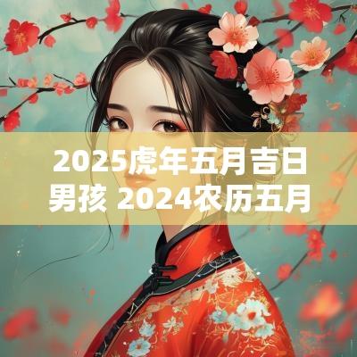 2025蛇年五月吉日男孩 2025农历五月生男孩吉日