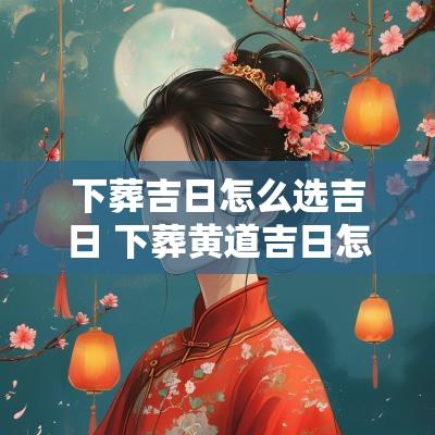 下葬吉日怎么选吉日 下葬黄道吉日怎么选择