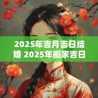 2025年吉月吉日结婚 2025年搬家吉日吉时