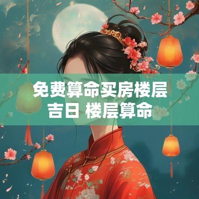 免费算命买房楼层吉日 楼层算命