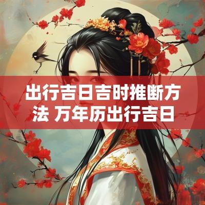 出行吉日吉时推断方法 万年历出行吉日吉时