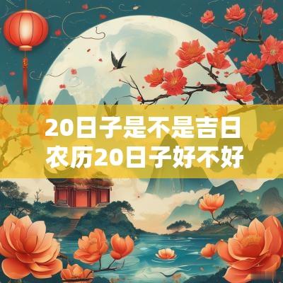 20日子是不是吉日 农历20日子好不好