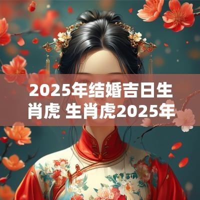 2025年结婚吉日生肖虎 生肖虎2025年婚姻状况