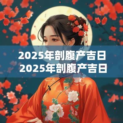 2025年剖腹产吉日 2025年剖腹产吉日一览表