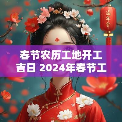 春节农历工地开工吉日 2025年春节工地开工吉日