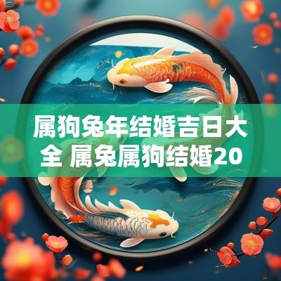 属狗蛇年结婚吉日大全 属兔属狗结婚2025吉日