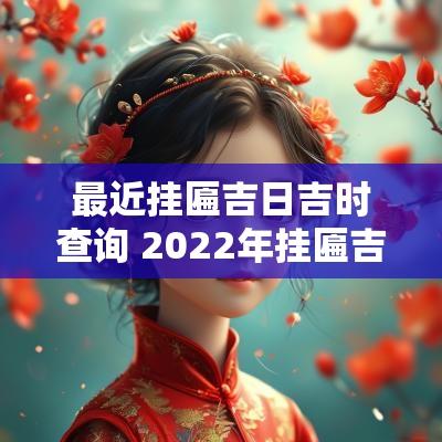 最近挂匾吉日吉时查询 2025年挂匾吉日吉时一览表