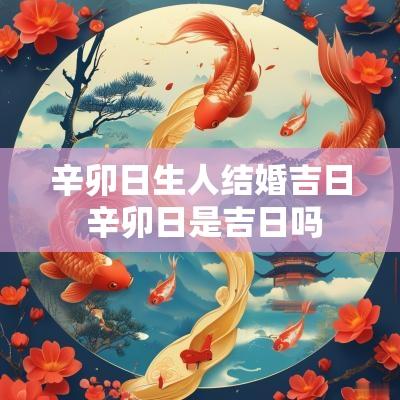 辛卯日生人结婚吉日 辛卯日是吉日吗