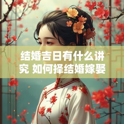 结婚吉日有什么讲究 如何择结婚嫁娶吉日