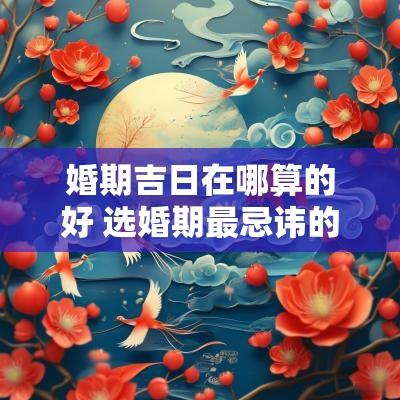 婚期吉日在哪算的好 选婚期最忌讳的日子