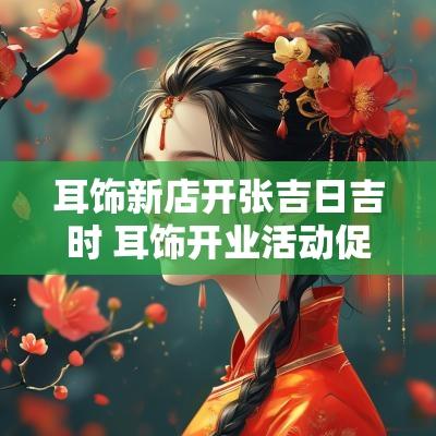 耳饰新店开张吉日吉时 耳饰开业活动促销方案