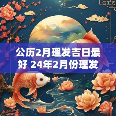 公历2月理发吉日最好 24年2月份理发黄道吉日