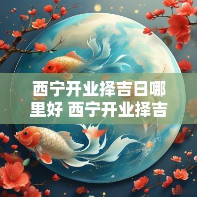 西宁开业择吉日哪里好 西宁开业择吉日公司 西宁开业择吉日哪里好 西宁开业择吉日公司