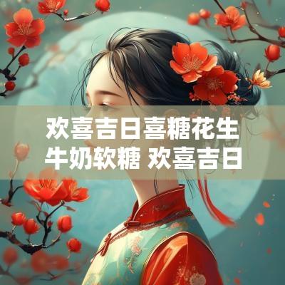 欢喜吉日喜糖花生牛奶软糖 欢喜吉日日式小圆饼