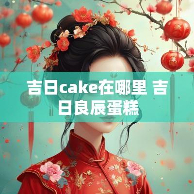 吉日cake在哪里 吉日良辰蛋糕
