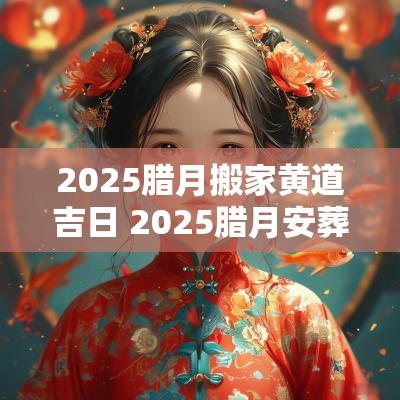 2025腊月搬家黄道吉日 2025腊月安葬黄道吉日