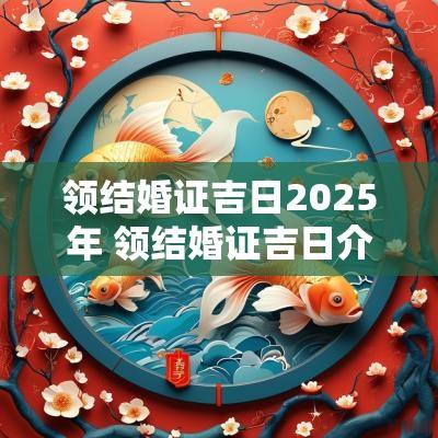 领结婚证吉日2025年 领结婚证吉日介绍
