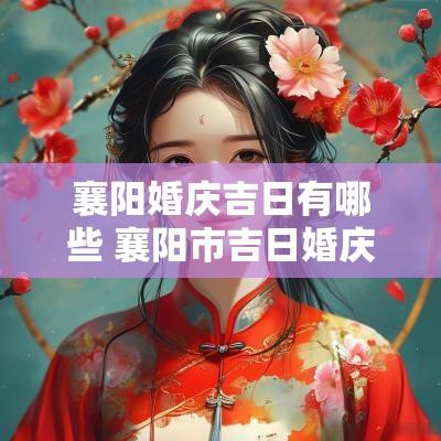 襄阳婚庆吉日有哪些 襄阳市吉日婚庆公司