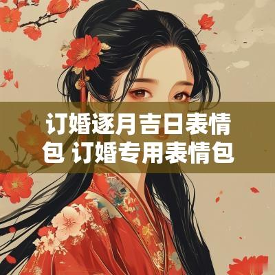 订婚逐月吉日表情包 订婚专用表情包图片
